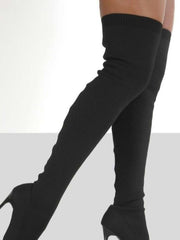 knee high stiletto boots