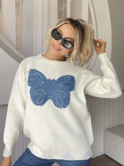 butterflies on neck