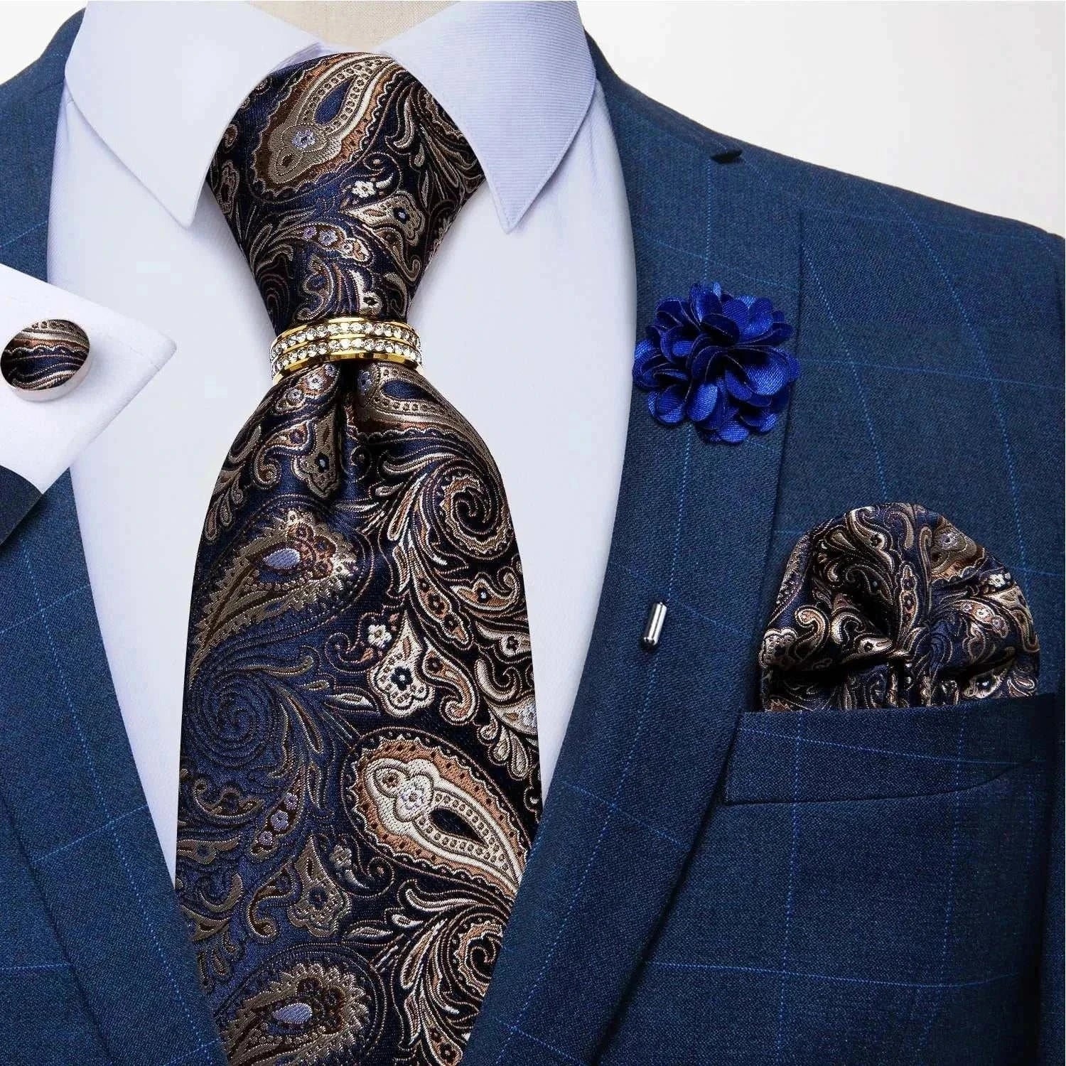 Silk Necktie Paisley