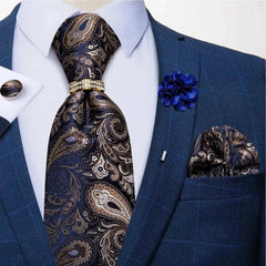 Silk Necktie Paisley