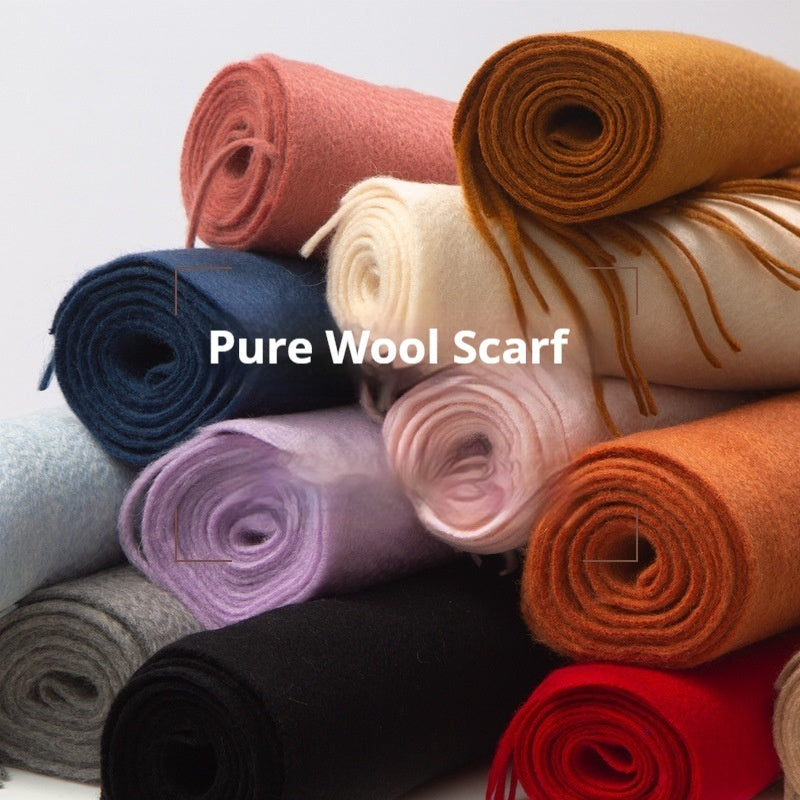 Solid Wool Scarf