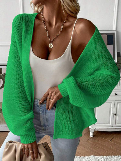 Batwing Sleeve Cardigan Top