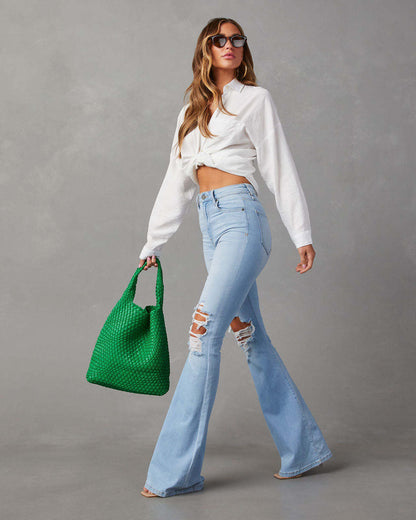 Fashion Temperament Wide-leg Jeans