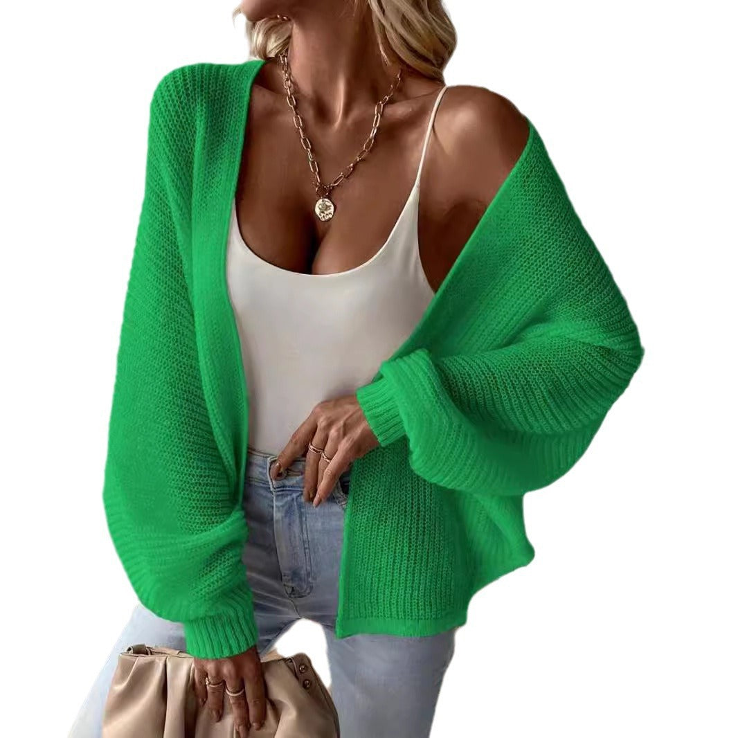 Batwing Sleeve Cardigan Top