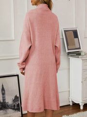 v-neck-cami-dress-and-open-front-cardigan-sweater-set