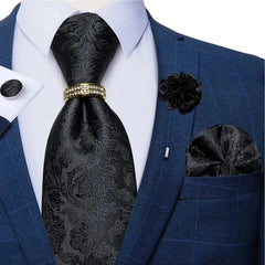 Silk Necktie Paisley