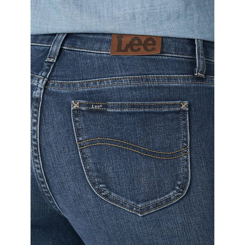 Lee Women's Legendary Mid Rise Straight Leg Jean 18 Seattle