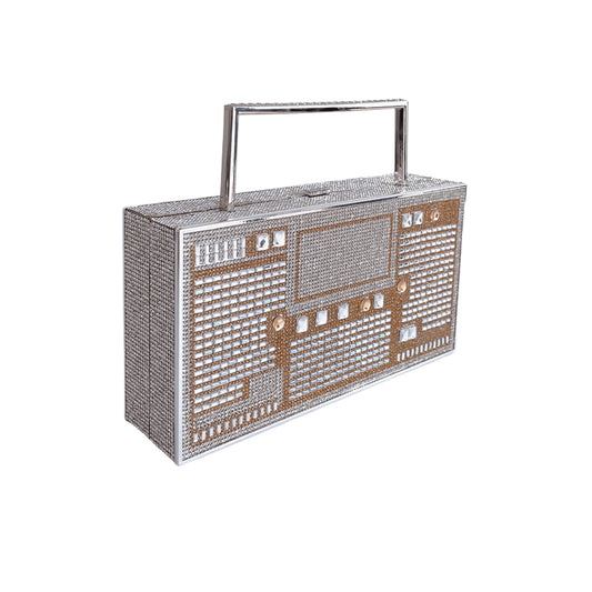 Radio Rhinestone Handbag