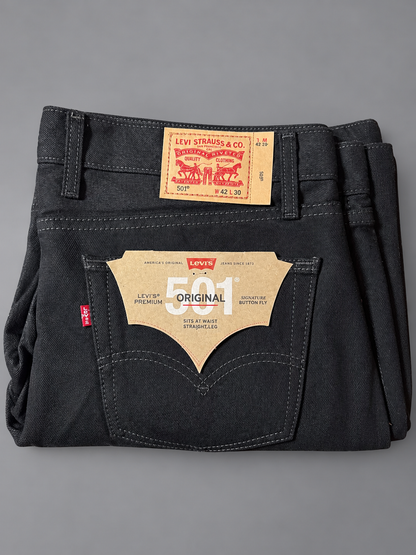 LEVI'S ORIGINAL FIT 501 STRAIGHT LEG BUTTON-FLY