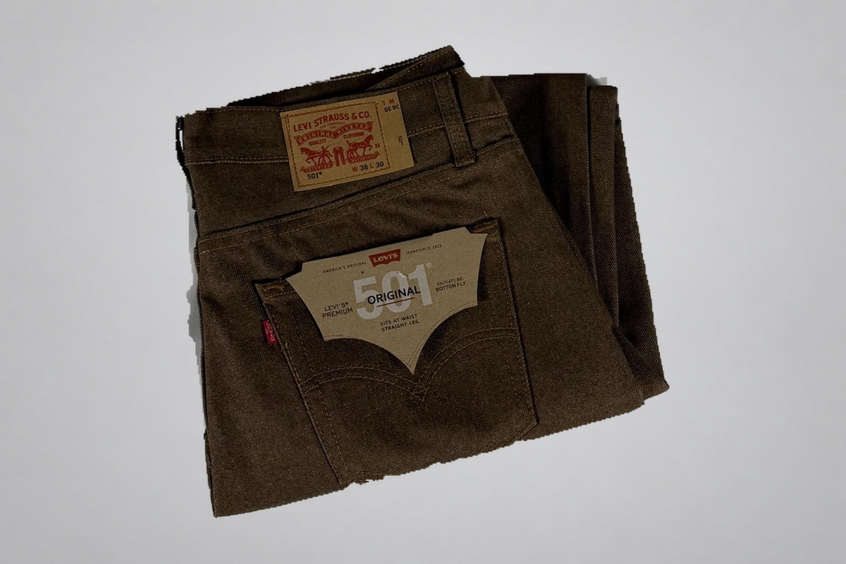LEVI'S ORIGINAL FIT 501 STRAIGHT LEG BUTTON-FLY