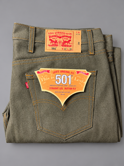 LEVI'S ORIGINAL FIT 501 STRAIGHT LEG BUTTON-FLY