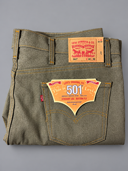 LEVI'S ORIGINAL FIT 501 STRAIGHT LEG BUTTON-FLY