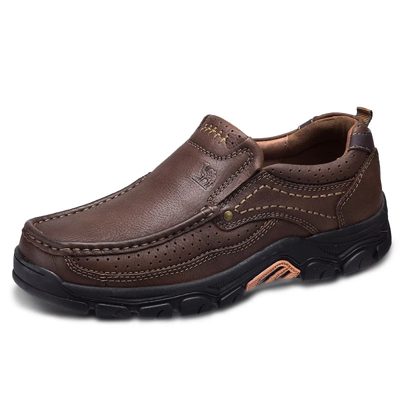 GOLDEN CAMEL Men's Leather Shoes Loafers Dress High Quality Lightweight Casual Designer Walking Shoes for Men Summer 2023 New