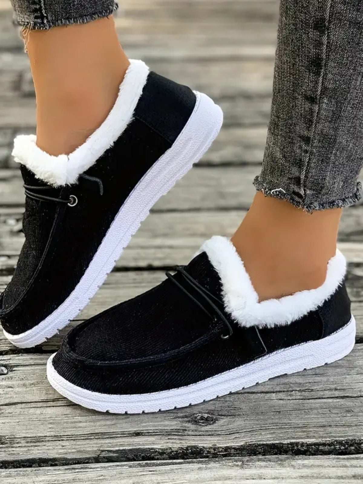 Toe Flat Slip-Ons