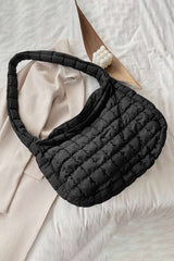 Zipper Large Shoulder Bag