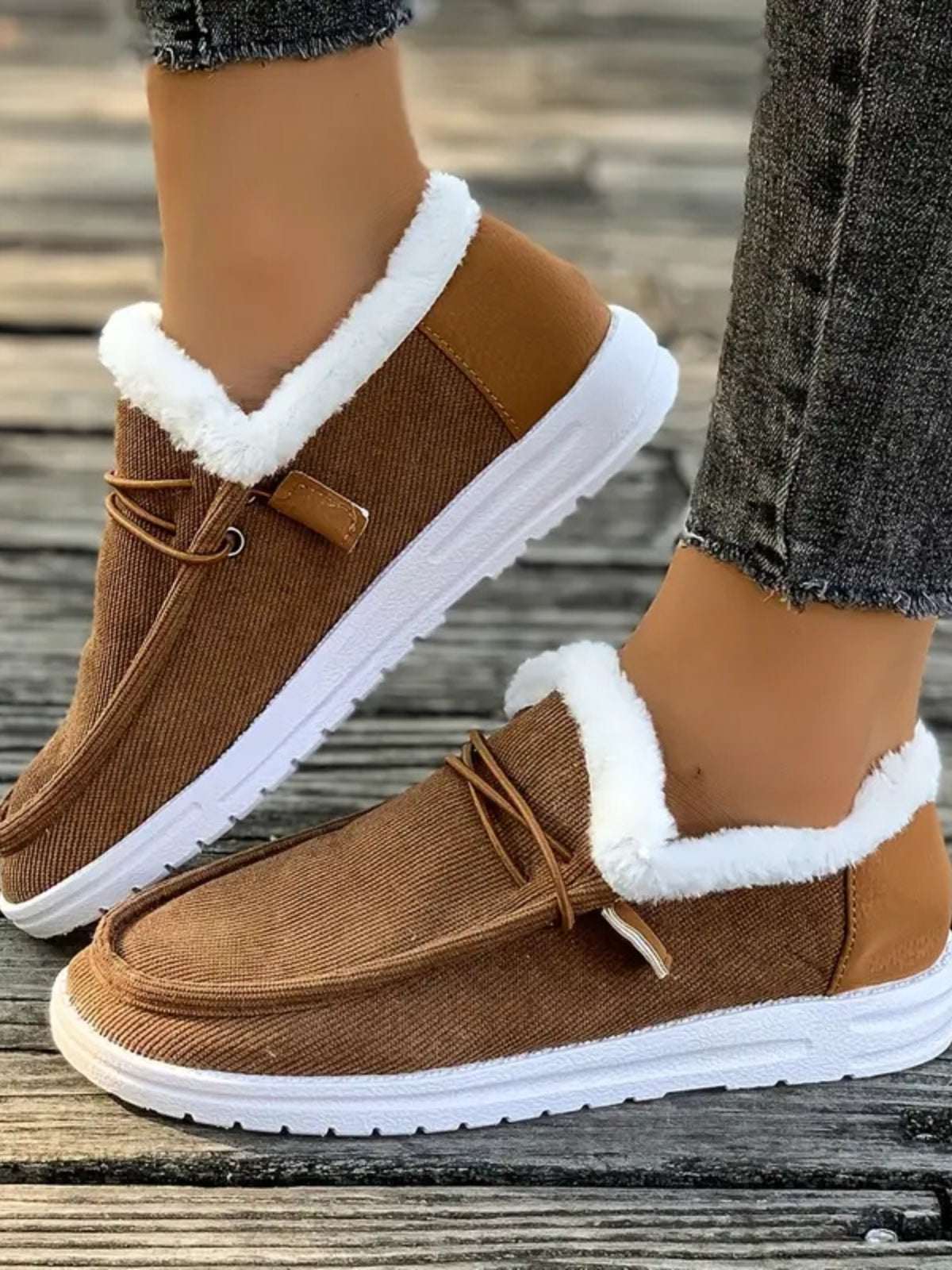 Toe Flat Slip-Ons