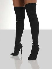 knee high stiletto boots