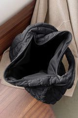 Zipper Large Shoulder Bag