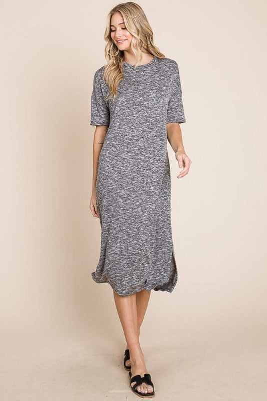 Sleeve Midi Dress