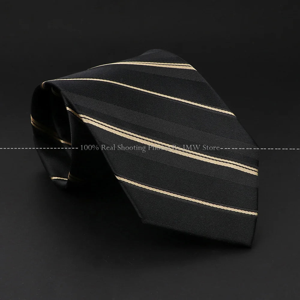 New Design Wedding Men Tie Black Solid Striped Paisley Flower Neckties Men Business Dropshipping Groom Collar Accessories Gift