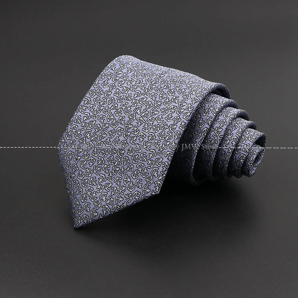 New Design Wedding Men Tie Grey Solid Striped Paisley Flower Neckties Men Business Dropshipping Groom Collar Accessories Gift