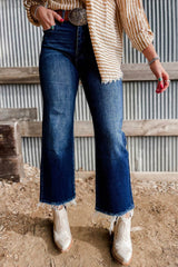 High Waist Flared Jeans