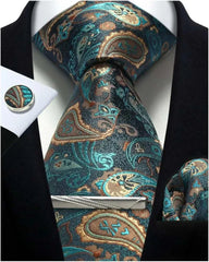 100% Silk Necktie Paisley