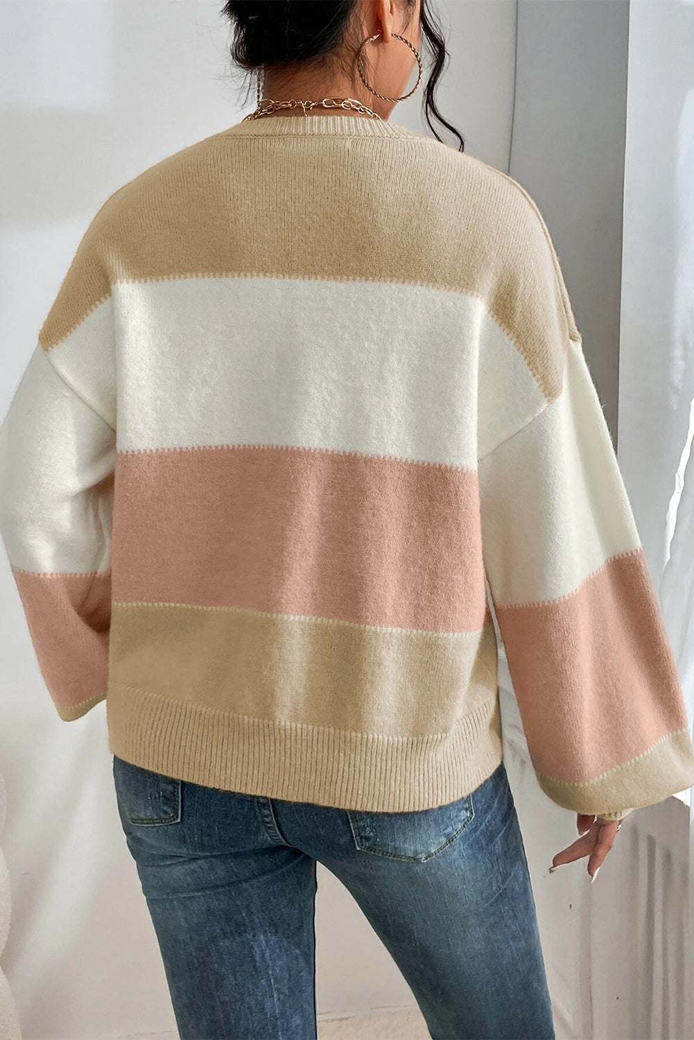 Sleeve Drop Shoulder Sweater