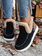 Round Toe Flat Sneakers