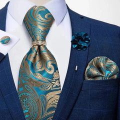 Silk Necktie Paisley