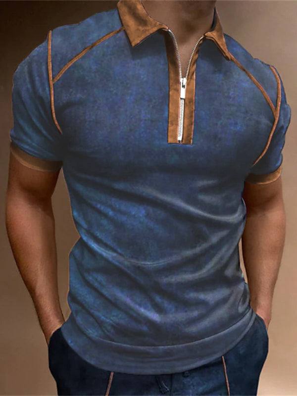 Zipper Polo Shirt