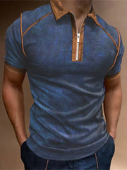 Zipper Polo Shirt
