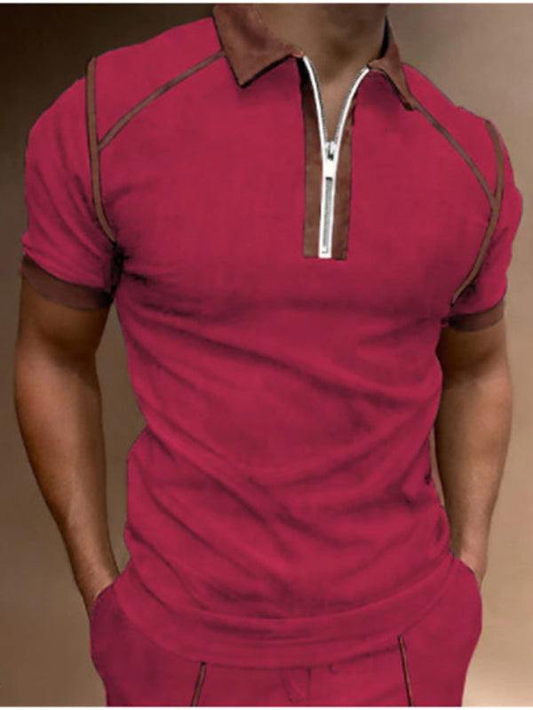Zipper Polo Shirt