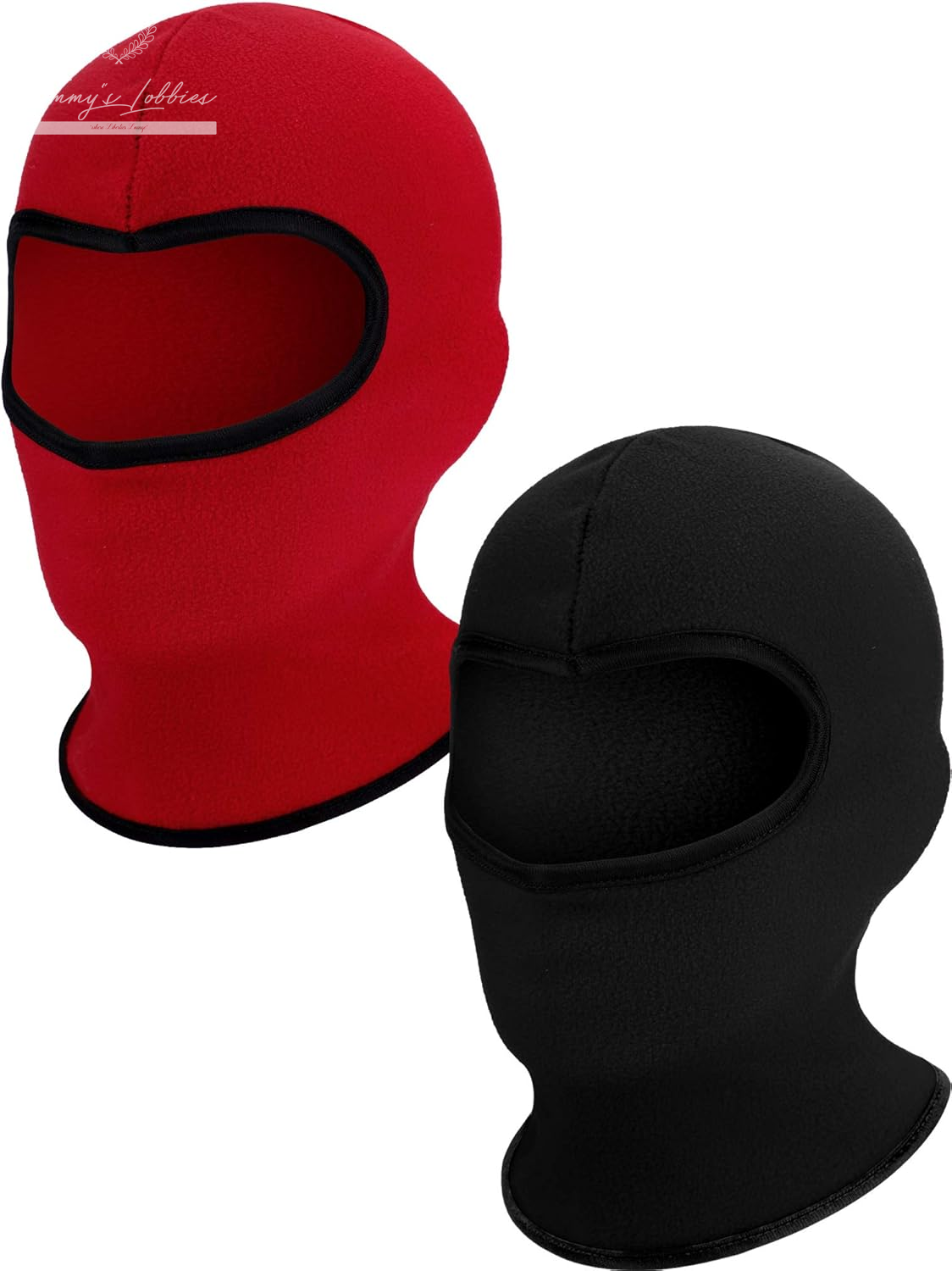 2 Pieces Kids Balaclava Ski Mask Windproof Neck Warmers Ear Muffs Hats Winter Fleece Gaiters for Boy Girls